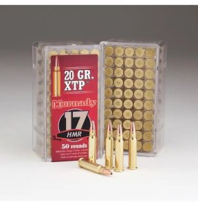 - Hornady, Varmint Express, 17 HMR, 20 GR, XTP