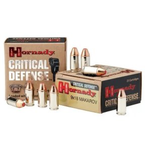 Hornady Critical Defense 9 Makarov 90GR, FTX 