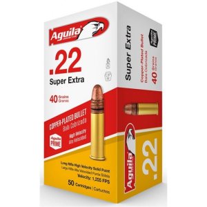 - Aquila .22 LR, Super Extra, HV 2,6g/ 40GR