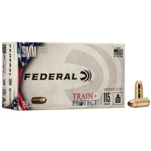 Federal Train+Protect  9 Luger 115GR, VHP !