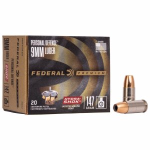 Federal Personal Defense 9 Luger 147GR, JHP !