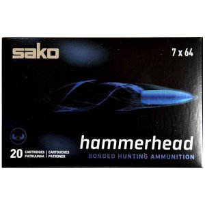 - Sako, 7 x 64 SP, Hammerhead, 11g, 170GR