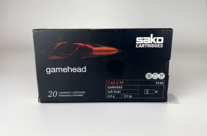 - Sako, 7,62 x 39, SP, Gamehead, 8 g