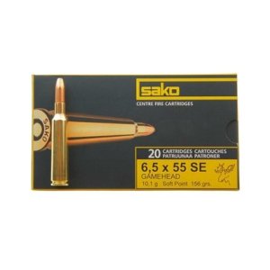 - Sako, 6,5 x 55 SE, SP, Gamehead, 10,1 g