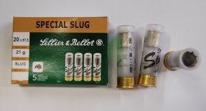 S&B, SPECIAL SLUg, 20×67,5, 21 g, nebudou 